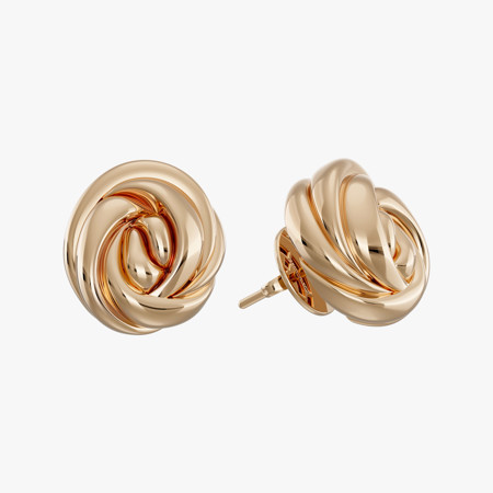 Consuelo Size Large Code 30645 Fractal Gold Earrings